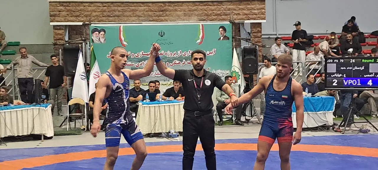  کردستان قهرمان دور اول لیگ جوانان کشتی فرنگی کشور شد