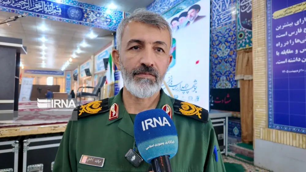 جانشین سپاه استان بوشهر:کنگره شهدای بوشهر با تولیدات فرهنگی برگزار میشود