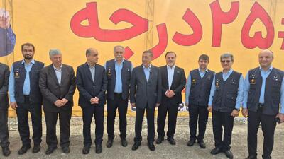  افتتاح طرح افزایش ظرفیت پست برق شهید عضدی رشت با حضور قائم‌پناه