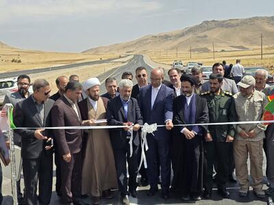 بزرگراه شهید ایزدی در شرق استان کرمانشاه به بهرهبرداری رسید+عکس