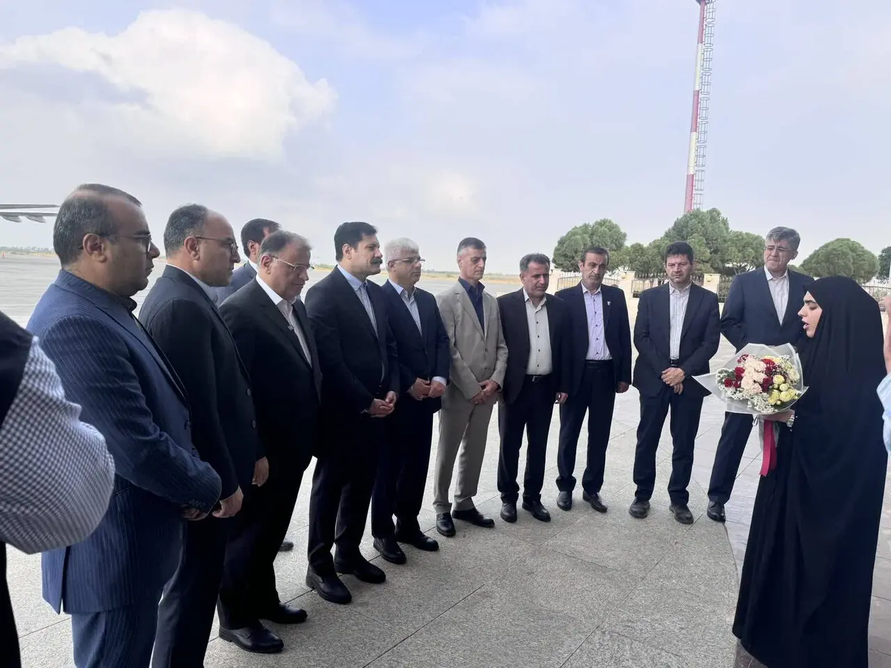 معاون رئیس جمهور وارد گلستان شد