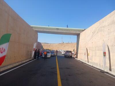  تقاطع غیرهمسطح سد الغدیر ساوه پس از ۱۵ سال به بهره‌برداری رسید