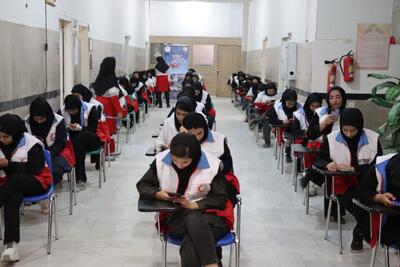 قهرمانی تیم خواهران هلال احمر بهار در مسابقات رفاقت مهر استان و راهیابی به مرحله کشوری