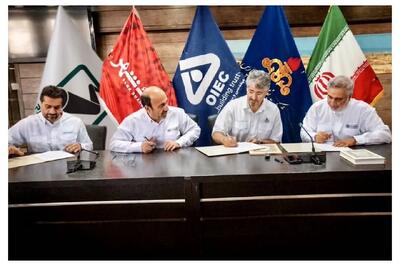 امضای توافقنامه بازسازی پالایشگاه فازهای ۹ و ۱۰ پارس جنوبی