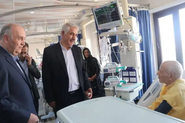  فرماندار شهرستان تبریز پای دغدغه بیماران
