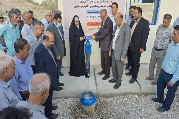 پروژه ۳۰۰ میلیاردی آبرسانی به تنگ باغ بندرعباس به بهرهبرداری رسید