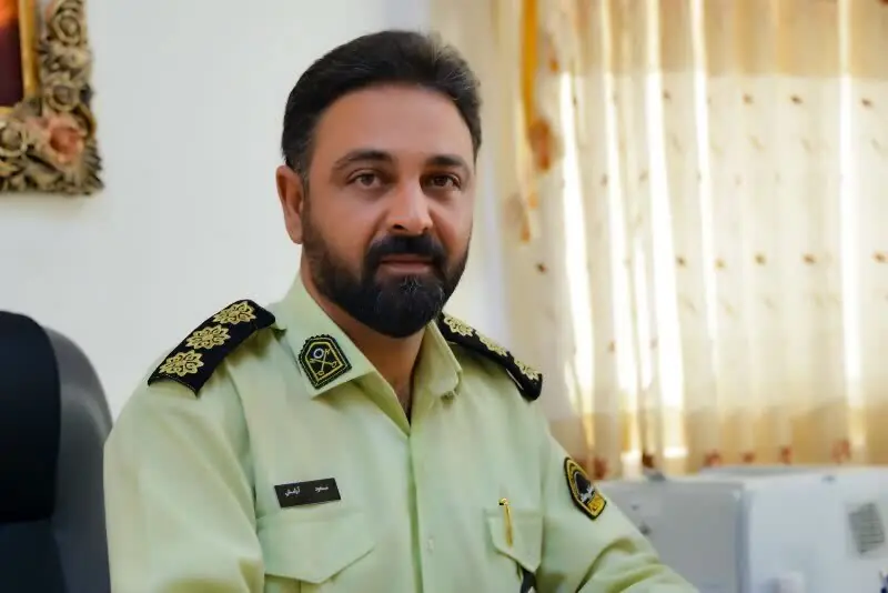  مهار آتش سوزی باغات تفت با اقدام به موقع مأموران پاسگاه شیرکوه