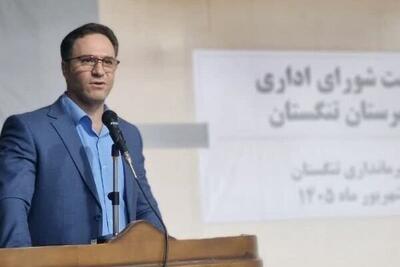  سلیمانی: تنگستان رتبه نخست در اعتبارات پروژه هفته دولت استان را دارد