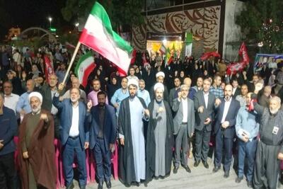  حضور مقتدرانه کردستانی‌ها در اجتماع شبانه