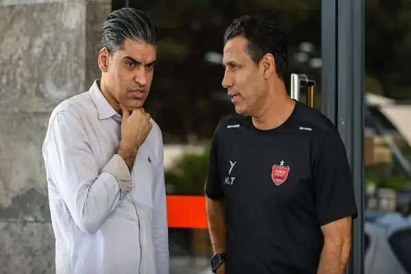  جلسه مدیرعامل و سرمربی پرسپولیس برگزار شد