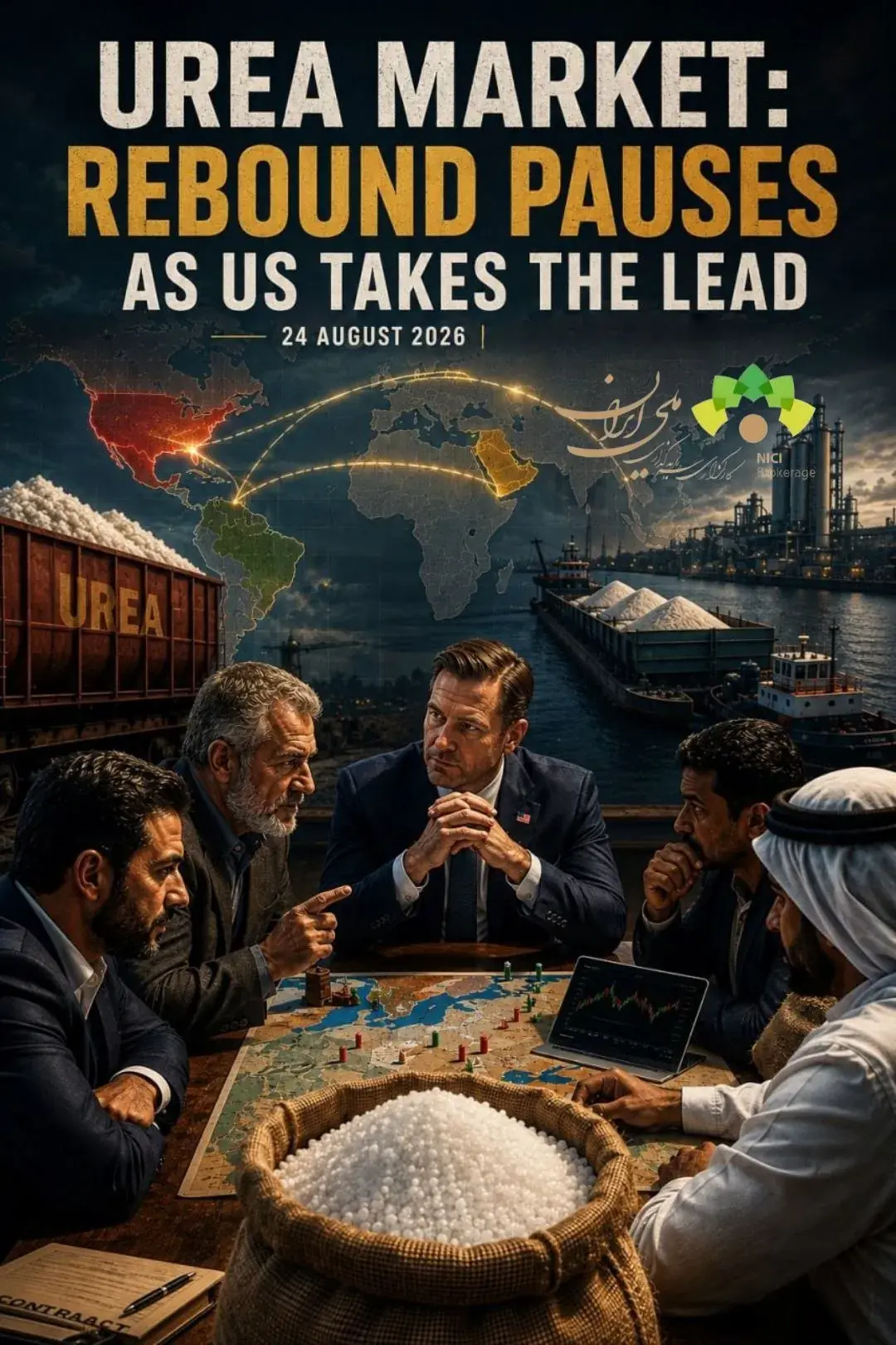  بازار جهانی اوره در فاز تثبیت؛ آمریکا پیشتاز رشد قیمت