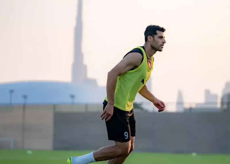  تصویر اولین تمرین مهدی طارمی با تیم فوتبال الوصل امارات