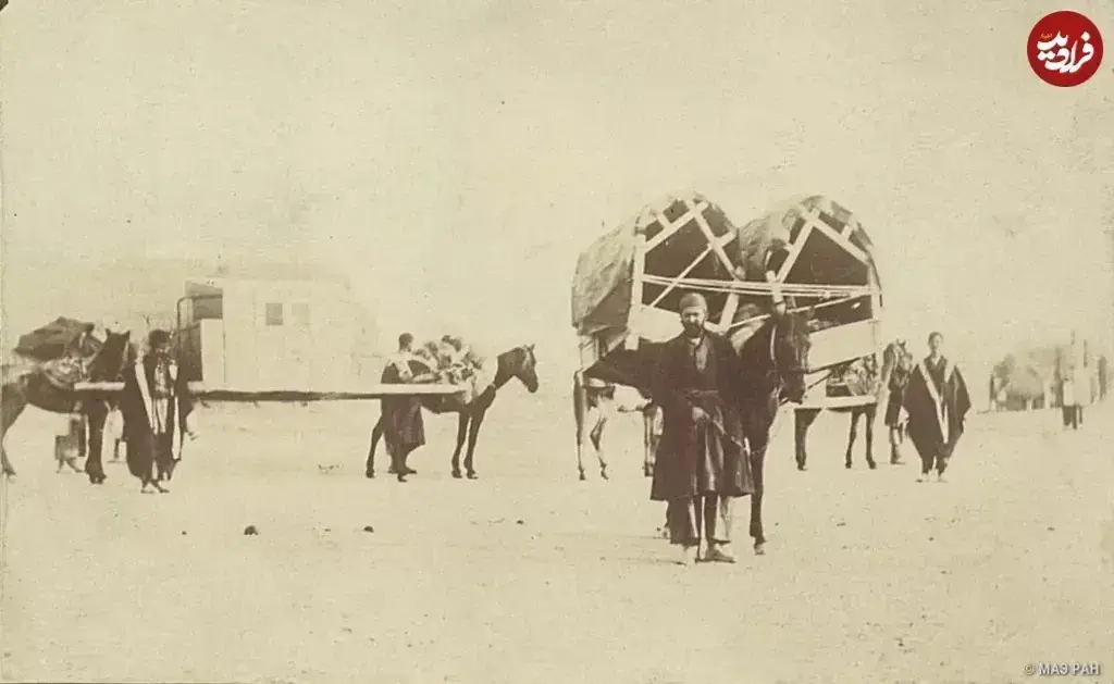  تصویری از لوکس‌ترین وسیله سفر در دوران قاجار