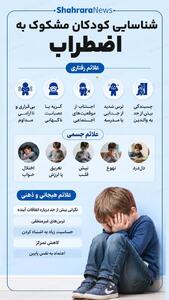  اینفوگرافی| شناسایی کودکان مشکوک به اضطراب