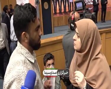  دیدار سخنگوی دولت با دانش آموز بازمانده  مدرسه میناب+ویدئو