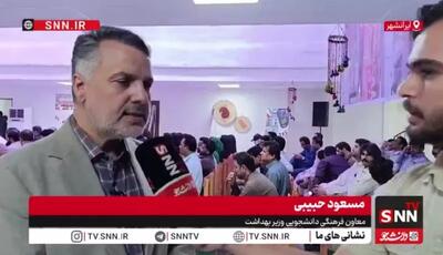  حبیبی: نیاز به ۵۰ هزار تخت خوابگاهی در کشور داریم/ حضور فارغ التحصیلان بومی گروه پزشکی بسیار برای خدمت رسانی به مردم می‌تواند موثر باشد + فیلم
