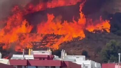 اسپانیا همزمان گرفتار طوفان و آتشسوزی جنگلی شد