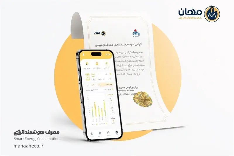 صدور 5 میلیون مترمکعب گواهی صرفهجویی گاز برای مهان - تسنیم