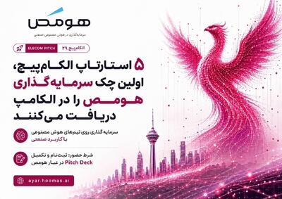  ۵ استارتاپ الکام‌پیچ، اولین چک سرمایه‌گذاری هومص را در الکامپ دریافت می‌کنن