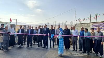 آسفالت معابر روستایی؛ دستاورد طرحهای هادی بنیاد مسکن کردستان در هفته دولت