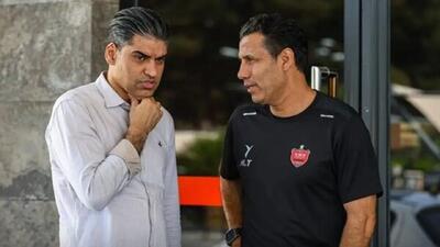 برگزاری جلسه مدیرعامل و سرمربی پرسپولیس