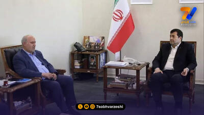 جلسه وزیر ورزش با تاج و مدیران استقلال و تراکتور برای تیم ملی امید