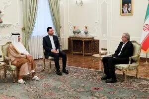 وزیر خارجه قطر با پزشکیان دیدار کرد