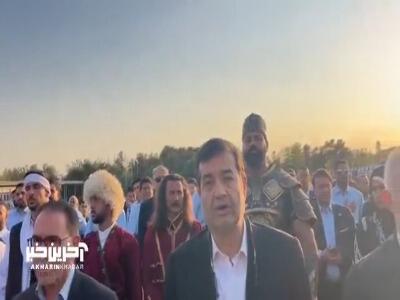 با نواخته شدن سرود ایران اسلامی مراسم بدرقه کاروان عشایری رسما آغاز شد | آخرین خبر