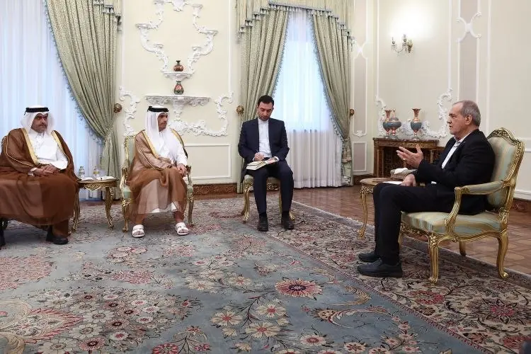 پزشکیان در دیدار با وزیر خارجه قطر: ایران چیزی فراتر از حقوق قانونی خود مطالبه نمیکند | آخرین خبر