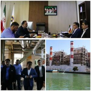 بازدیدمسئولان تأمین اجتماعی شرق تهران بزرگ از نیروگاه برق بعثت