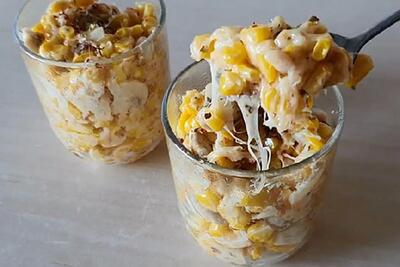 طرز تهیه ذرت مکزیکی خانگی؛ خوشمزه و کشدار