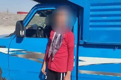 توقیف خودروی نیسان با رانندگیِ دختر ۱۱ ساله!