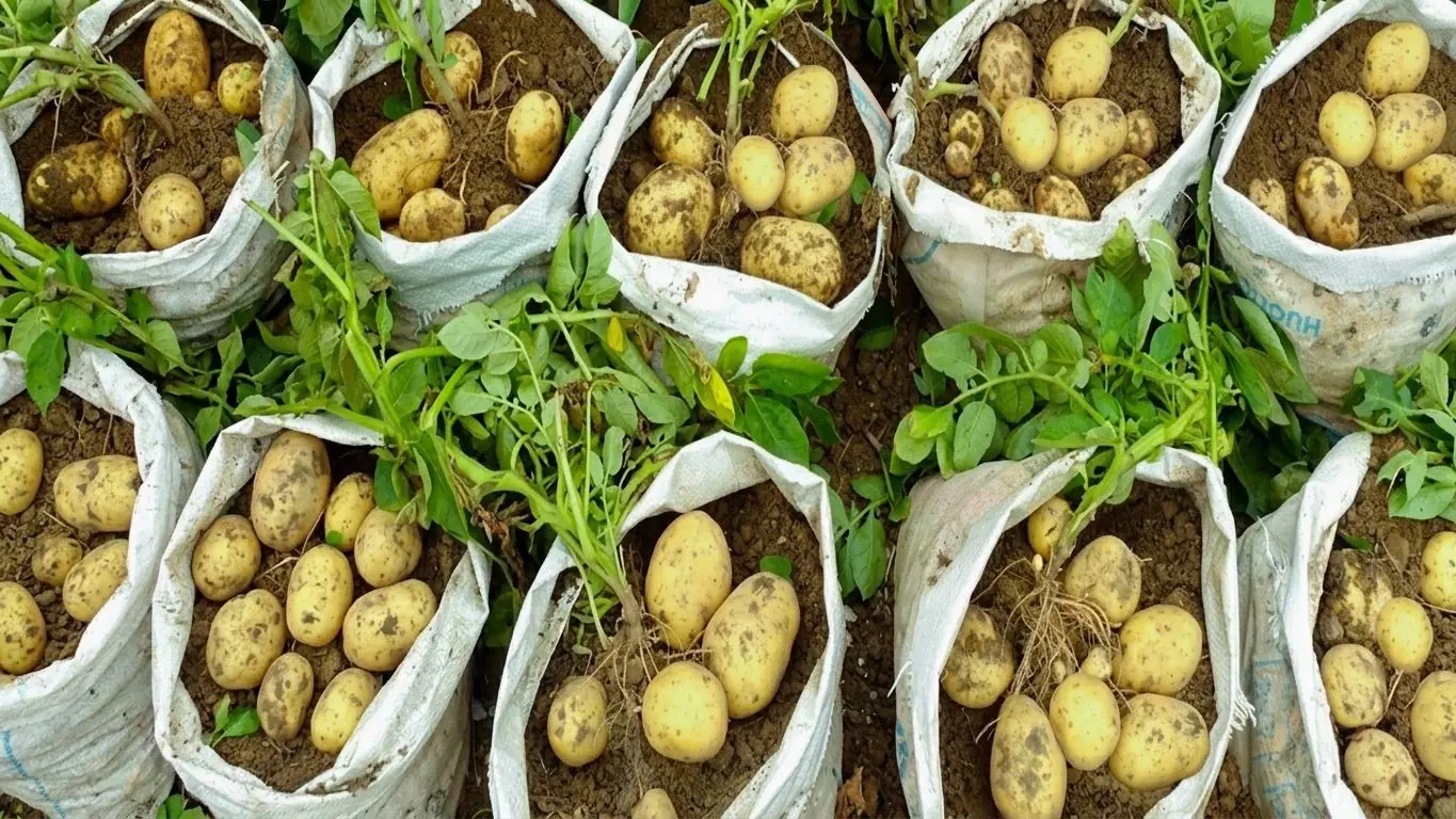 آموزش کامل کاشت سیب زمینی در بالکن بدون نیاز به باغچه و کود شیمیایی
