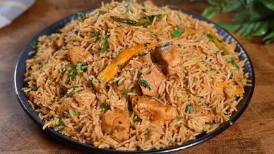 طرز تهیه کبسای مرغ عربی با سینه مرغ؛ دستور ساده و خوشمزه
