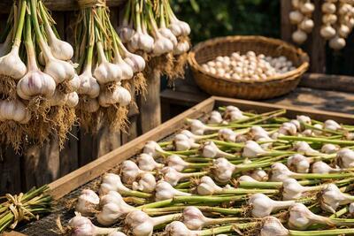  روش خشک کردن سیر تازه در خانه + ترفندهای جلوگیری از پوک شدن