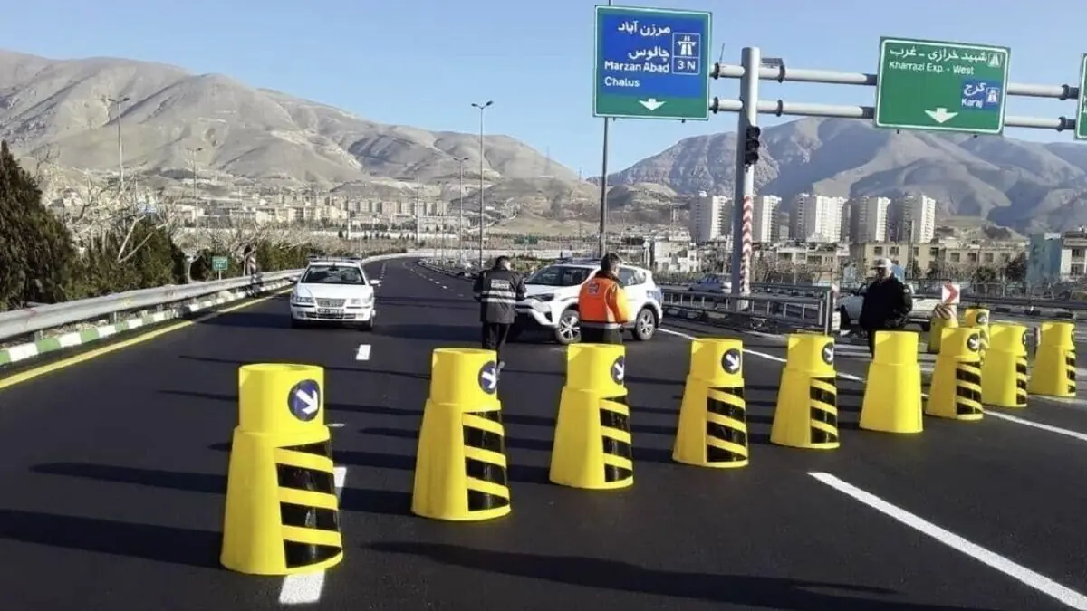 جاده چالوس و آزادراه تهران–شمال یکطرفه شد