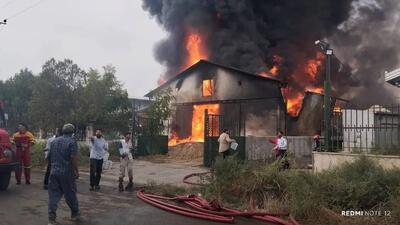  آتش‌سوزی کارخانه در آق‌قلا ۶ مصدوم برجا گذاشت