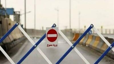 اعمال محدودیت ترافیکی در ۲ محور مواصلاتی گیلان