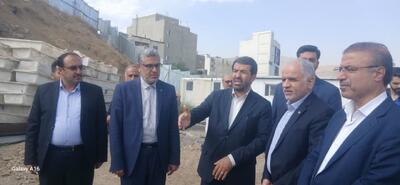 بازدید وزیر دادگستری از روند ساخت ساختمان جدید تعزیرات حکومتی همدان