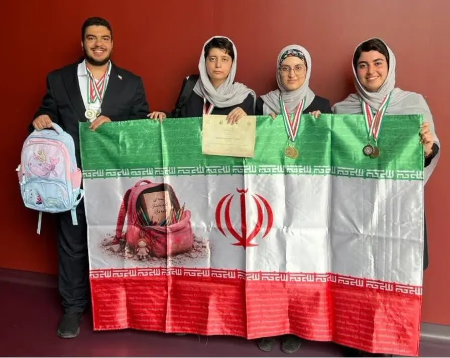 کسب ۳ مدال جهانی توسط یک دانشآموز فارسی در المپیاد جهانی علوم زمین تورین ایتالیا