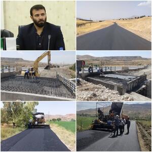 احداث و روکش آسفالت ۱۴۰ کیلومتر راه فرعی و روستایی در لرستان