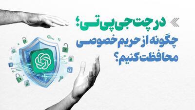  اینفوگرافیک/ در چت‌جی‌پی‌تی؛ چگونه از حریم خصوصی محافظت کنیم؟