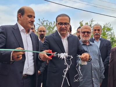  افتتاح دو پروژه با اعتبار ۶۷ میلیارد تومان در لاهیجان