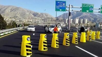  محور کندوان به تهران و کرج مسدود شد