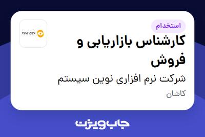 استخدام کارشناس بازاریابی و فروش - خانم در شرکت نرم افزاری نوین سیستم