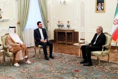 پزشکیان در دیدار با نخست وزیر قطر: ایران به دنبال جنگ نیست؛ اجرای تفاهمنامهها از مسیر گفتوگو ممکن است