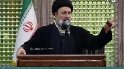 آیتالله سید حسن خمینی: عالمان جهان اسلام کجا هستند که فرزند رسول خدا را شهید کردند؟ حاکمان جهان اسلام فکر میکنند ترامپ و نتانیاهو خیرخواه آنها هستند؟/ ما ققنوسوار از خاکسترها بلند خواهیم شد/ ما ظالمانی قویتر از ترامپ و صهیونیستها را هلاک کردیم - مردم سالاری آنلاین