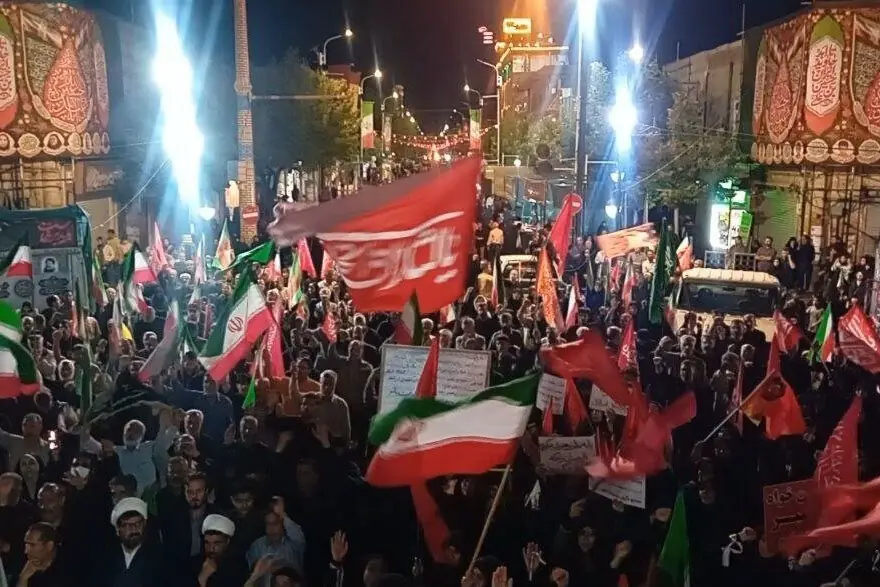  تداوم حضور زنجانی ها در میدان در صد و هفتاد و نهمین شب
