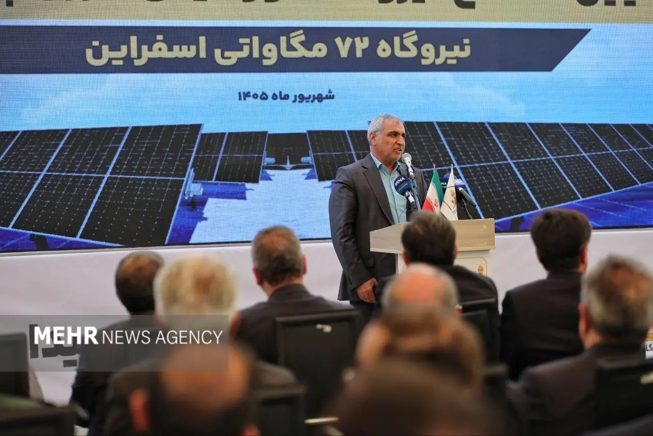  قوامی: نیروگاه خورشیدی مانع انتشار گاز گلخانه می شود