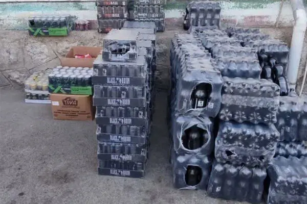  کشف ۱۷۰۰ بطری نوشیدنی خارجی انرژی زا در شهرستان شبستر